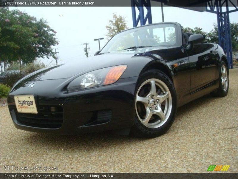 Berlina Black / Black 2003 Honda S2000 Roadster