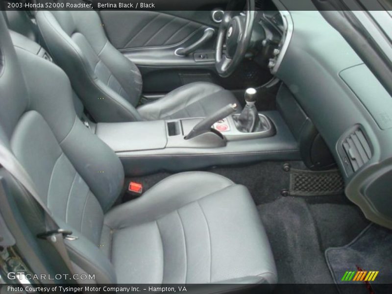  2003 S2000 Roadster Black Interior