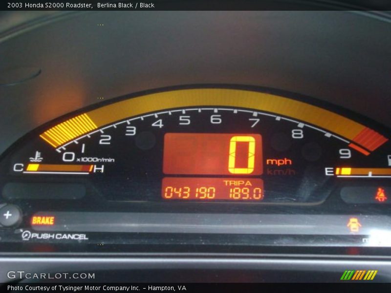  2003 S2000 Roadster Roadster Gauges
