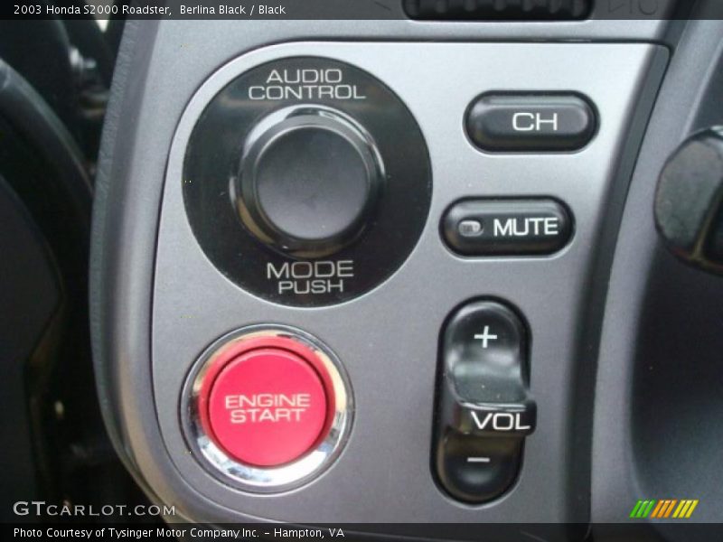 Controls of 2003 S2000 Roadster