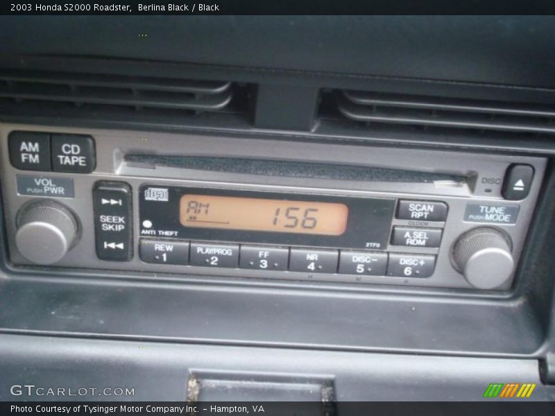 Controls of 2003 S2000 Roadster