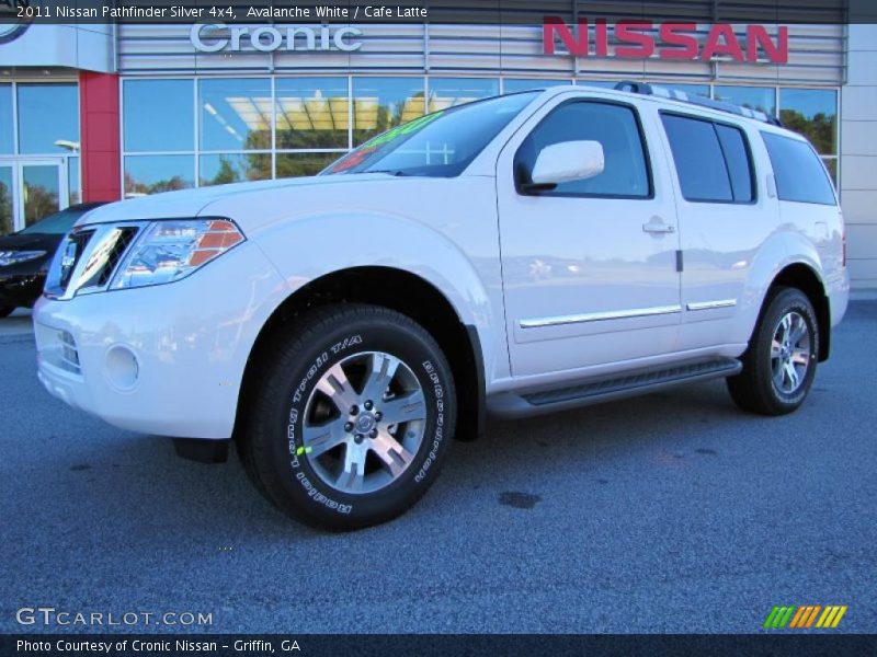 Avalanche White / Cafe Latte 2011 Nissan Pathfinder Silver 4x4