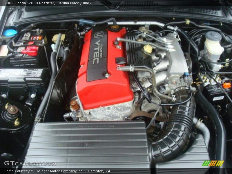  2003 S2000 Roadster Engine - 2.0 Liter DOHC 16V VTEC 4 Cylinder