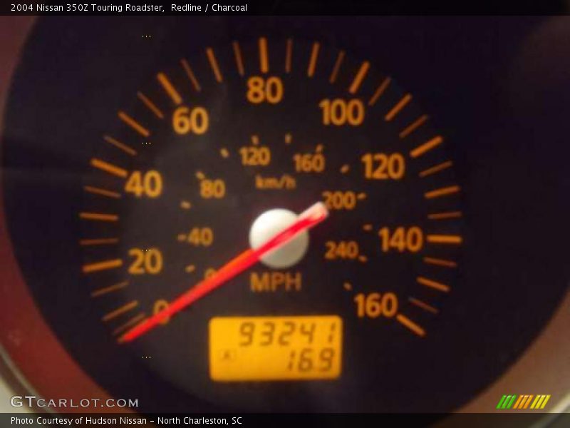 Redline / Charcoal 2004 Nissan 350Z Touring Roadster