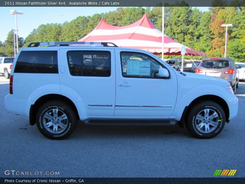 Avalanche White / Cafe Latte 2011 Nissan Pathfinder Silver 4x4