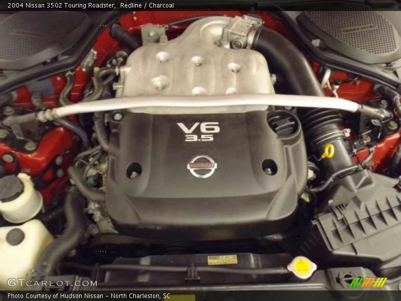 Redline / Charcoal 2004 Nissan 350Z Touring Roadster