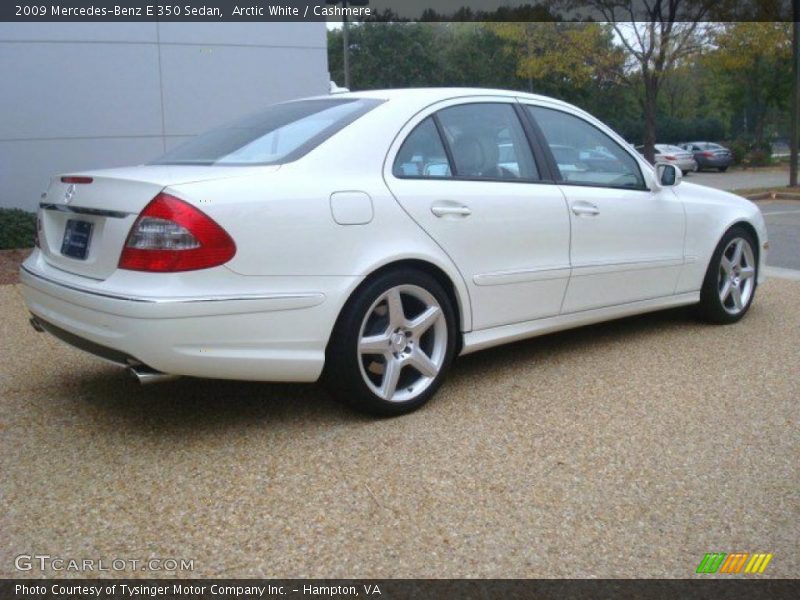 Arctic White / Cashmere 2009 Mercedes-Benz E 350 Sedan