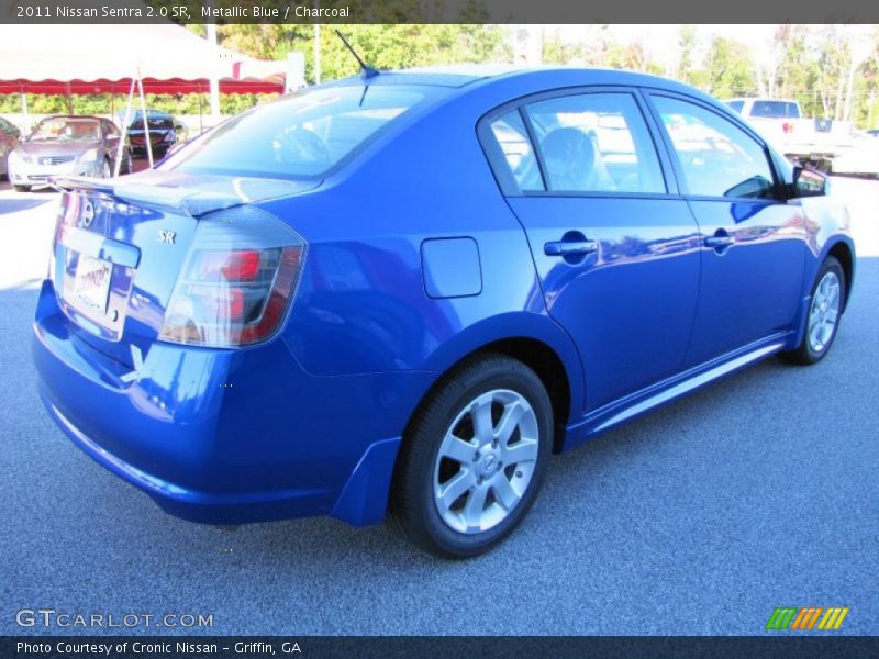Metallic Blue / Charcoal 2011 Nissan Sentra 2.0 SR