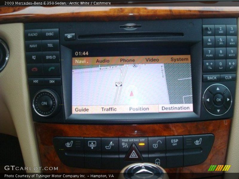 Arctic White / Cashmere 2009 Mercedes-Benz E 350 Sedan