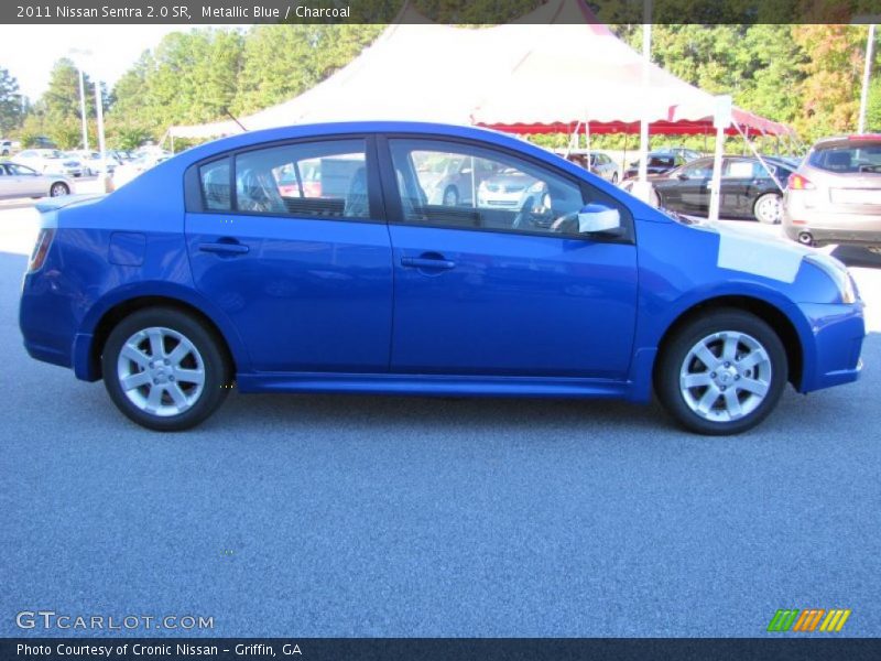 Metallic Blue / Charcoal 2011 Nissan Sentra 2.0 SR
