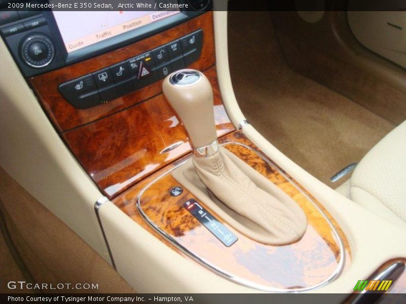 Arctic White / Cashmere 2009 Mercedes-Benz E 350 Sedan