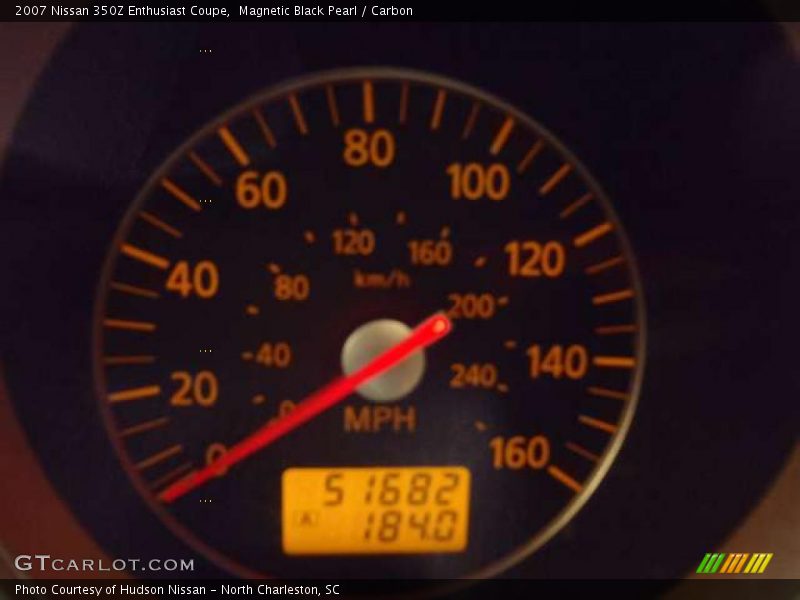 Magnetic Black Pearl / Carbon 2007 Nissan 350Z Enthusiast Coupe