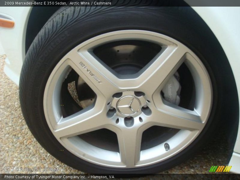 Arctic White / Cashmere 2009 Mercedes-Benz E 350 Sedan