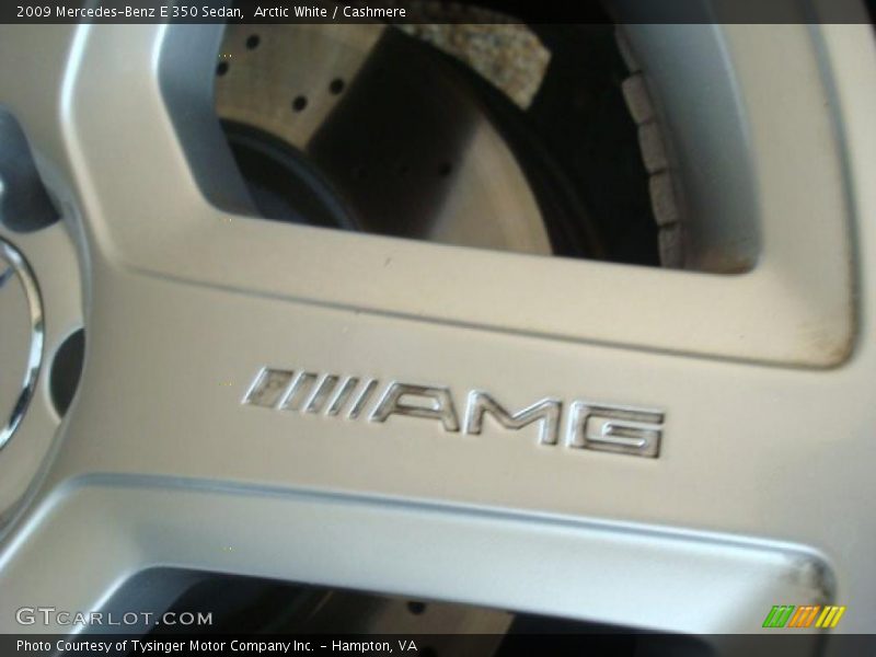 Arctic White / Cashmere 2009 Mercedes-Benz E 350 Sedan