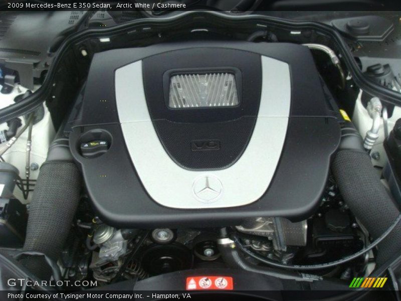 Arctic White / Cashmere 2009 Mercedes-Benz E 350 Sedan