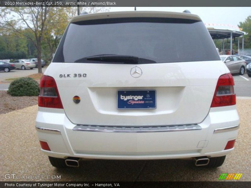 Arctic White / Almond/Black 2010 Mercedes-Benz GLK 350