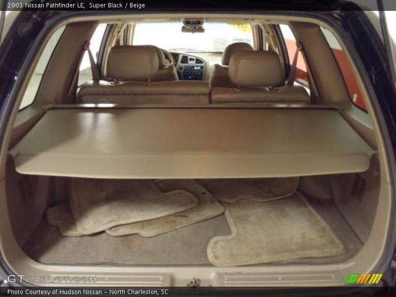  2003 Pathfinder LE Trunk