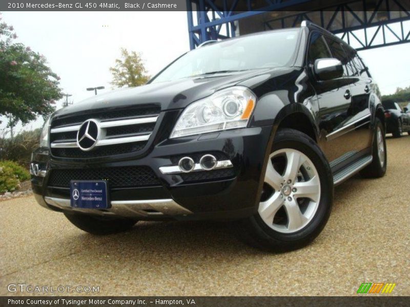 Black / Cashmere 2010 Mercedes-Benz GL 450 4Matic