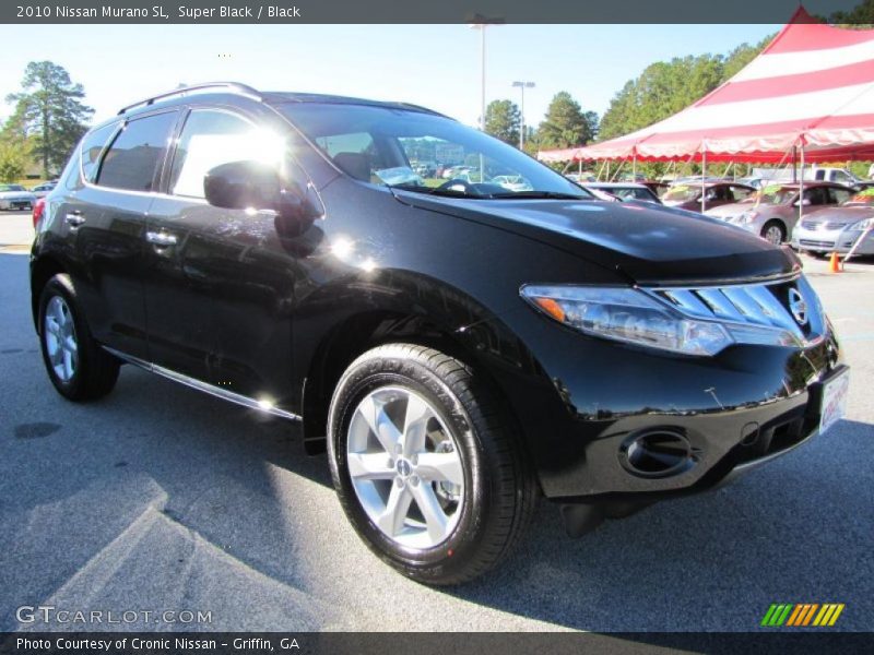 Super Black / Black 2010 Nissan Murano SL
