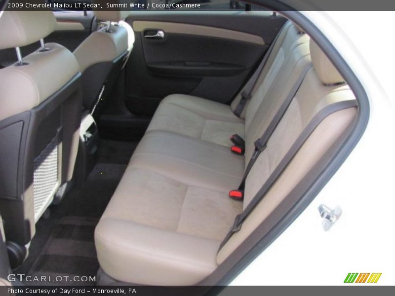 Summit White / Cocoa/Cashmere 2009 Chevrolet Malibu LT Sedan