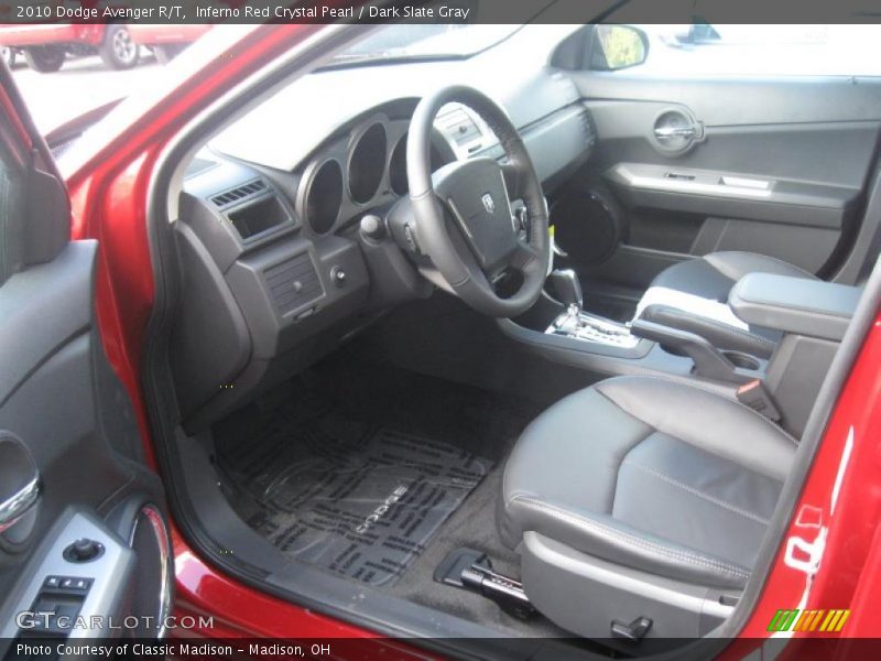 Inferno Red Crystal Pearl / Dark Slate Gray 2010 Dodge Avenger R/T
