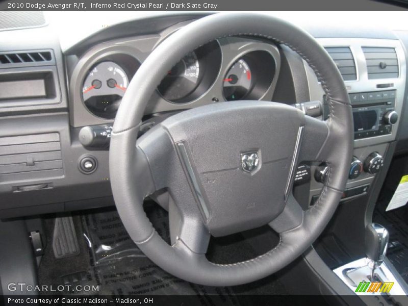 Inferno Red Crystal Pearl / Dark Slate Gray 2010 Dodge Avenger R/T