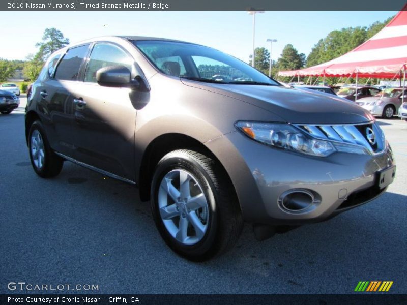 Tinted Bronze Metallic / Beige 2010 Nissan Murano S