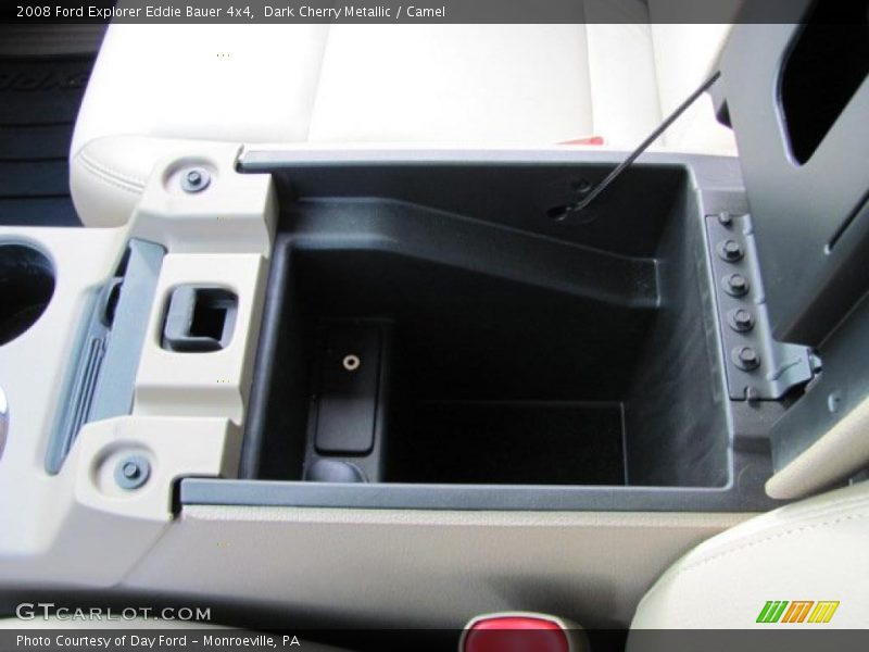 Dark Cherry Metallic / Camel 2008 Ford Explorer Eddie Bauer 4x4