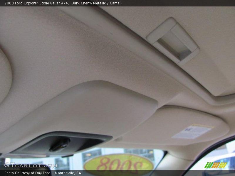 Dark Cherry Metallic / Camel 2008 Ford Explorer Eddie Bauer 4x4