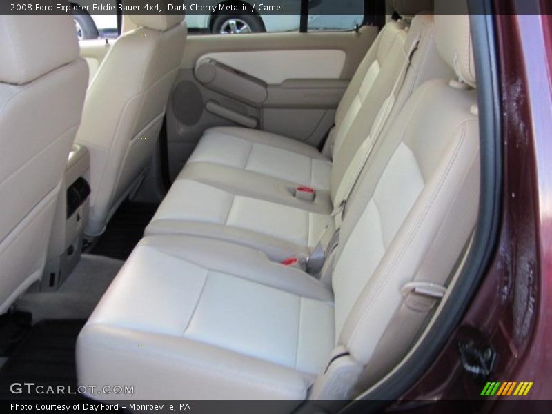Dark Cherry Metallic / Camel 2008 Ford Explorer Eddie Bauer 4x4