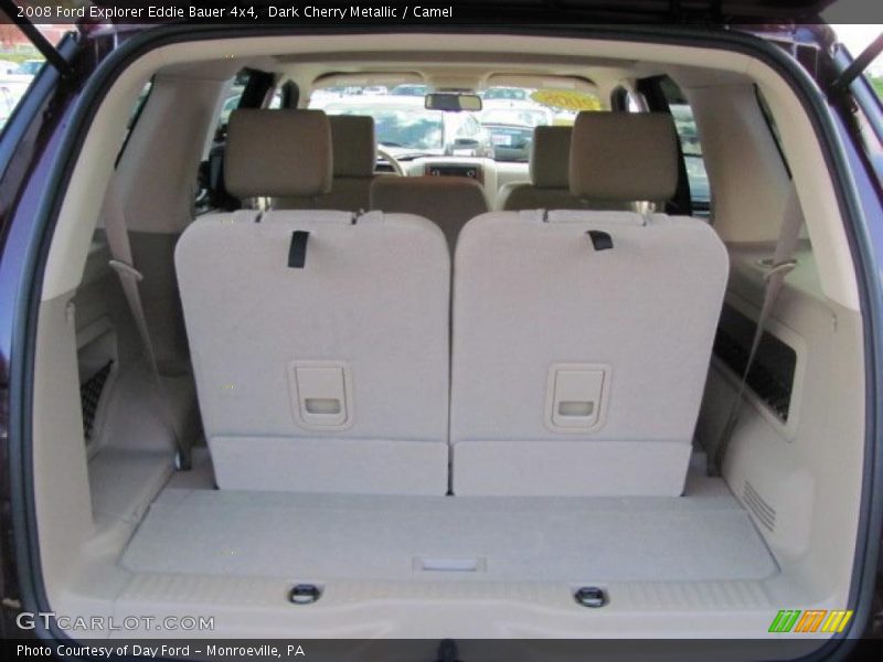 Dark Cherry Metallic / Camel 2008 Ford Explorer Eddie Bauer 4x4