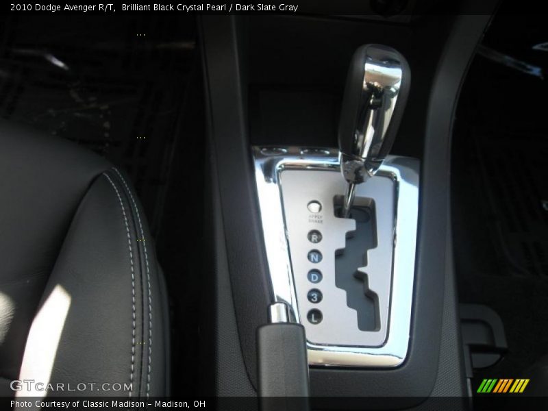 Brilliant Black Crystal Pearl / Dark Slate Gray 2010 Dodge Avenger R/T