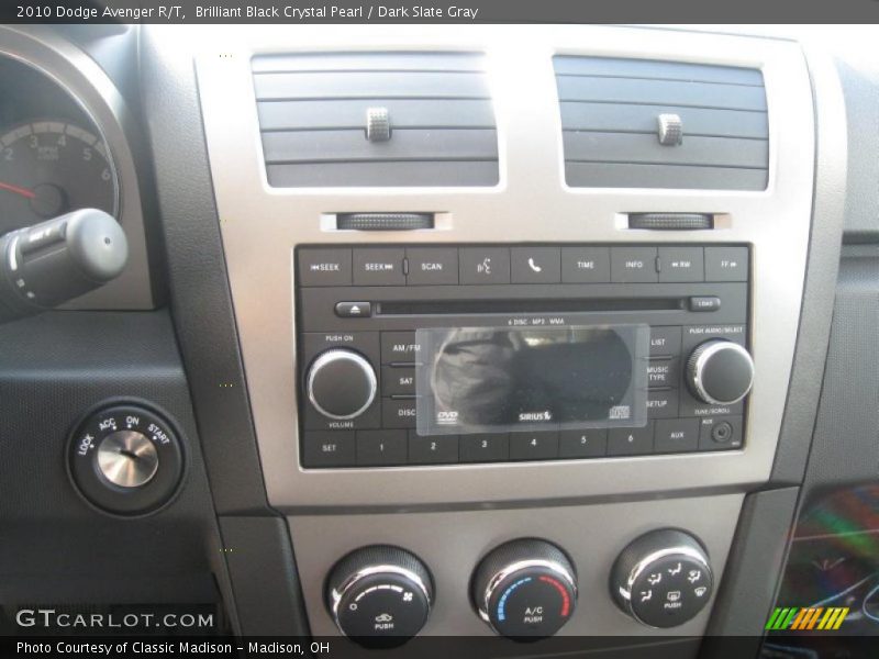 Brilliant Black Crystal Pearl / Dark Slate Gray 2010 Dodge Avenger R/T