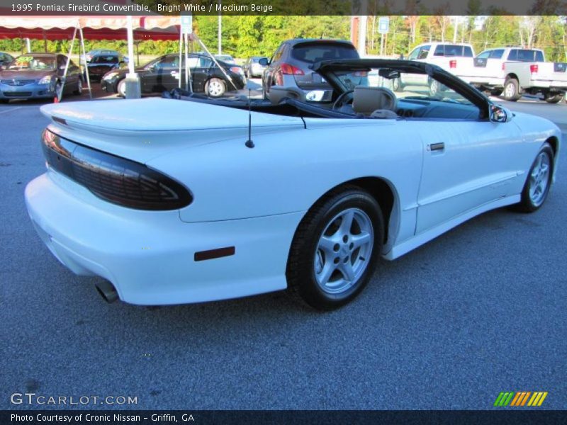 Bright White / Medium Beige 1995 Pontiac Firebird Convertible