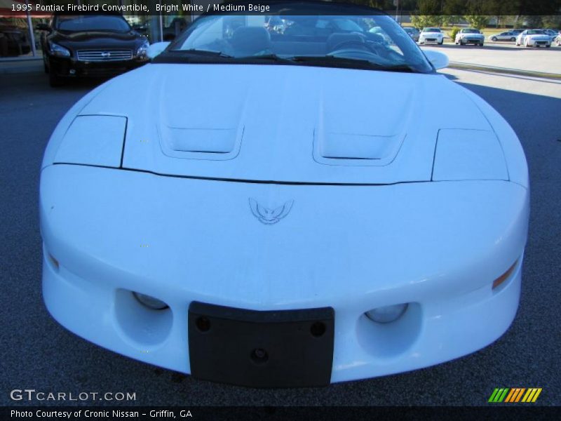 Bright White / Medium Beige 1995 Pontiac Firebird Convertible