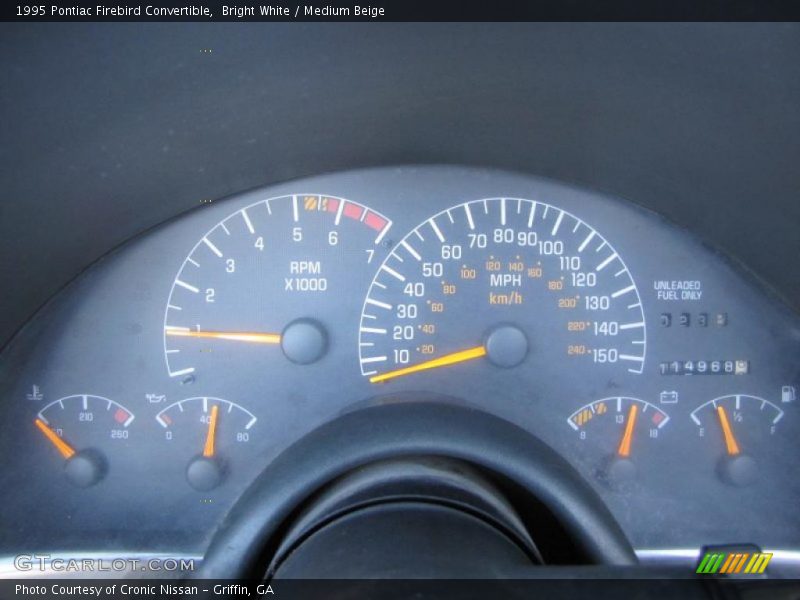  1995 Firebird Convertible Convertible Gauges