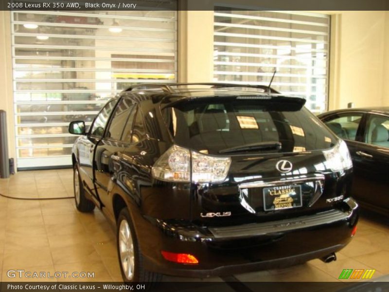 Black Onyx / Ivory 2008 Lexus RX 350 AWD