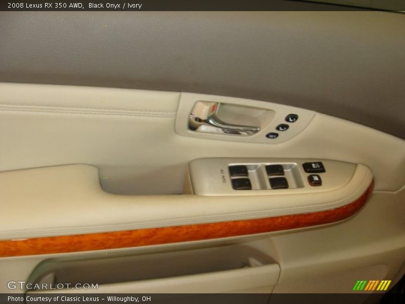 Black Onyx / Ivory 2008 Lexus RX 350 AWD