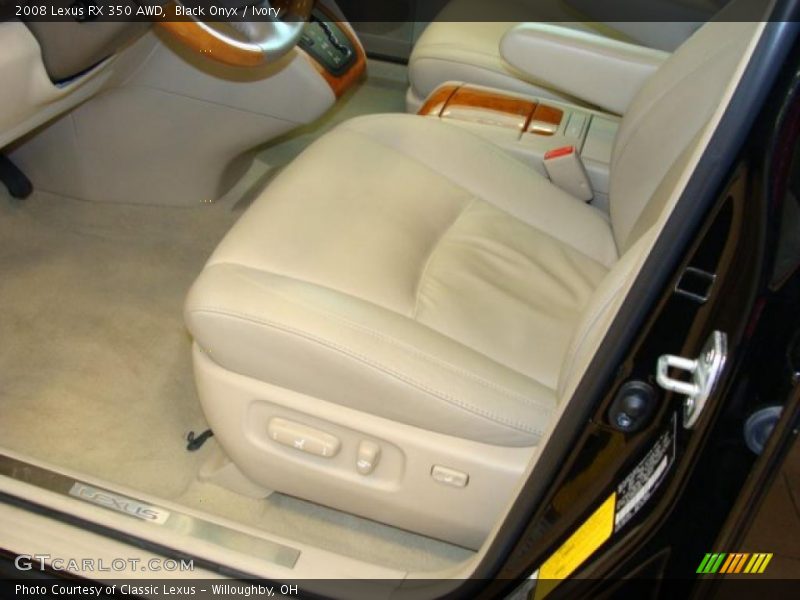 Black Onyx / Ivory 2008 Lexus RX 350 AWD