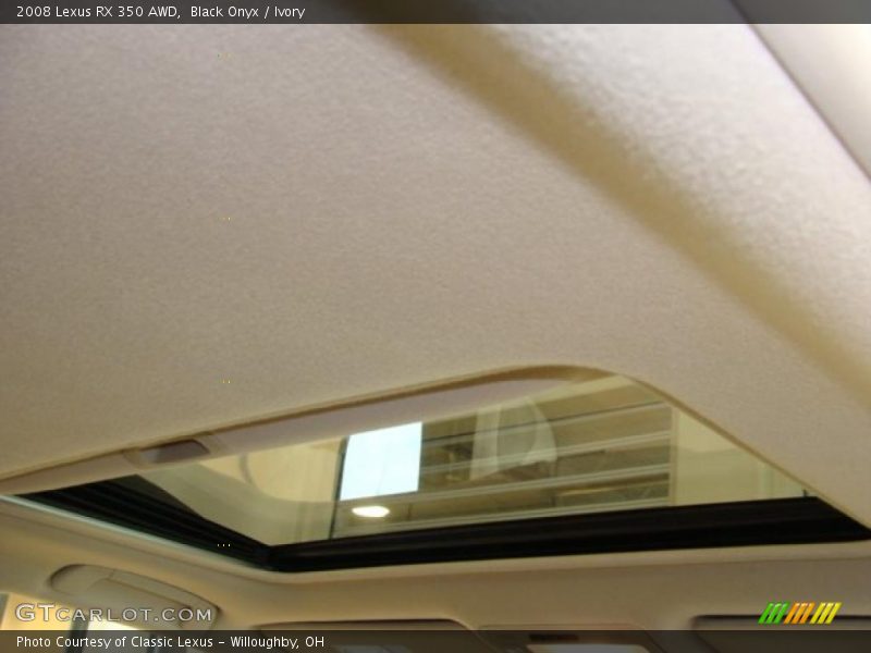 Black Onyx / Ivory 2008 Lexus RX 350 AWD