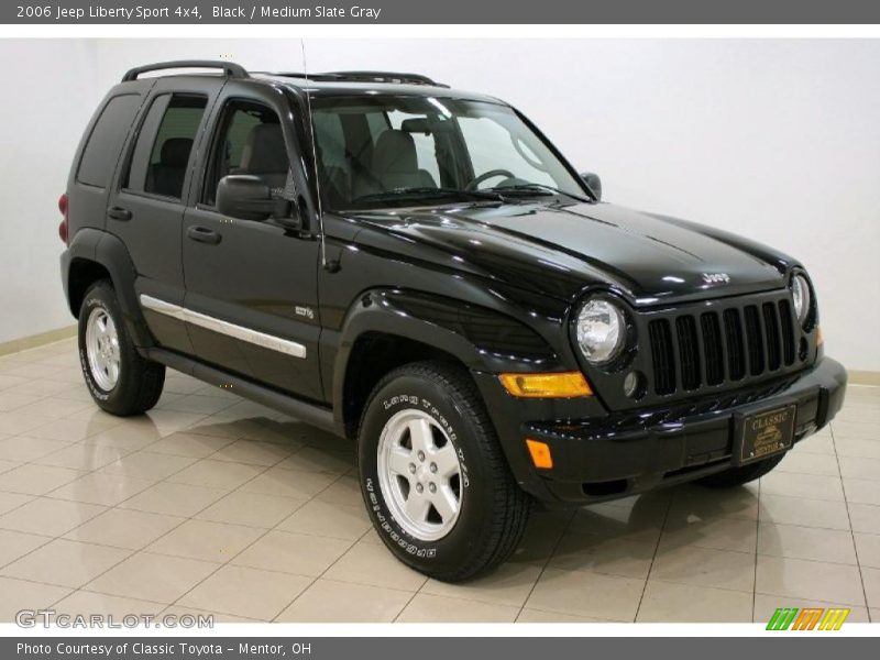 Black / Medium Slate Gray 2006 Jeep Liberty Sport 4x4