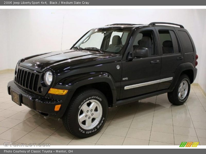 Black / Medium Slate Gray 2006 Jeep Liberty Sport 4x4