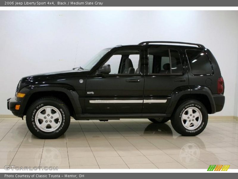 Black / Medium Slate Gray 2006 Jeep Liberty Sport 4x4