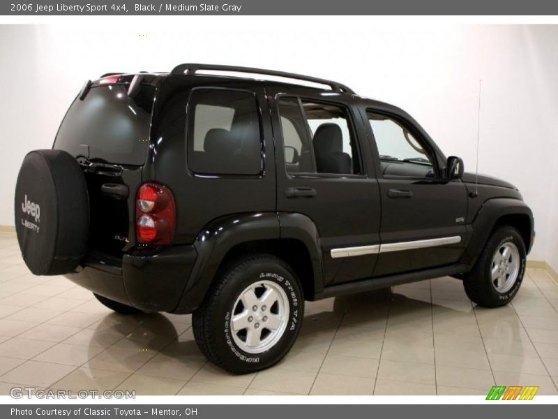 Black / Medium Slate Gray 2006 Jeep Liberty Sport 4x4