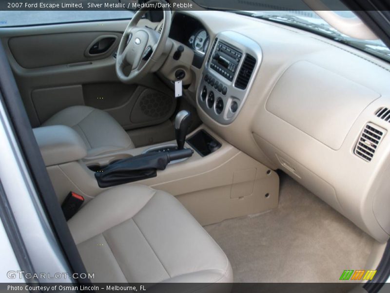 Silver Metallic / Medium/Dark Pebble 2007 Ford Escape Limited