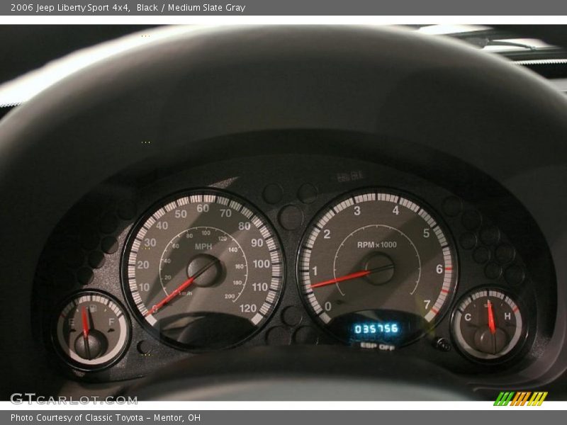 Black / Medium Slate Gray 2006 Jeep Liberty Sport 4x4