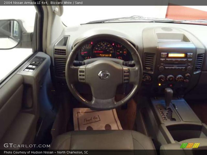 Blizzard White / Sand 2004 Nissan Armada LE 4x4