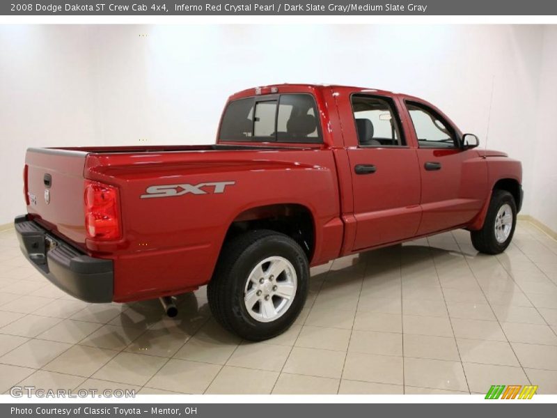 Inferno Red Crystal Pearl / Dark Slate Gray/Medium Slate Gray 2008 Dodge Dakota ST Crew Cab 4x4