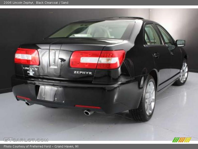 Black Clearcoat / Sand 2006 Lincoln Zephyr
