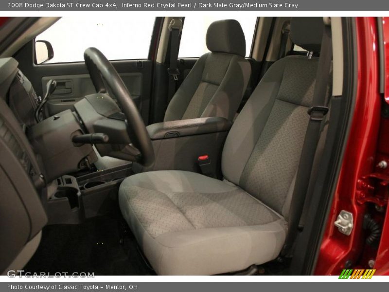 Inferno Red Crystal Pearl / Dark Slate Gray/Medium Slate Gray 2008 Dodge Dakota ST Crew Cab 4x4